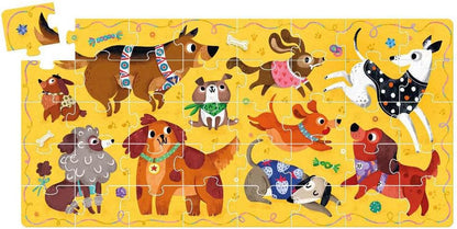 Banana Panda 49287 Bodenpuzzle, mehrfarbig, 26" x 12.6"