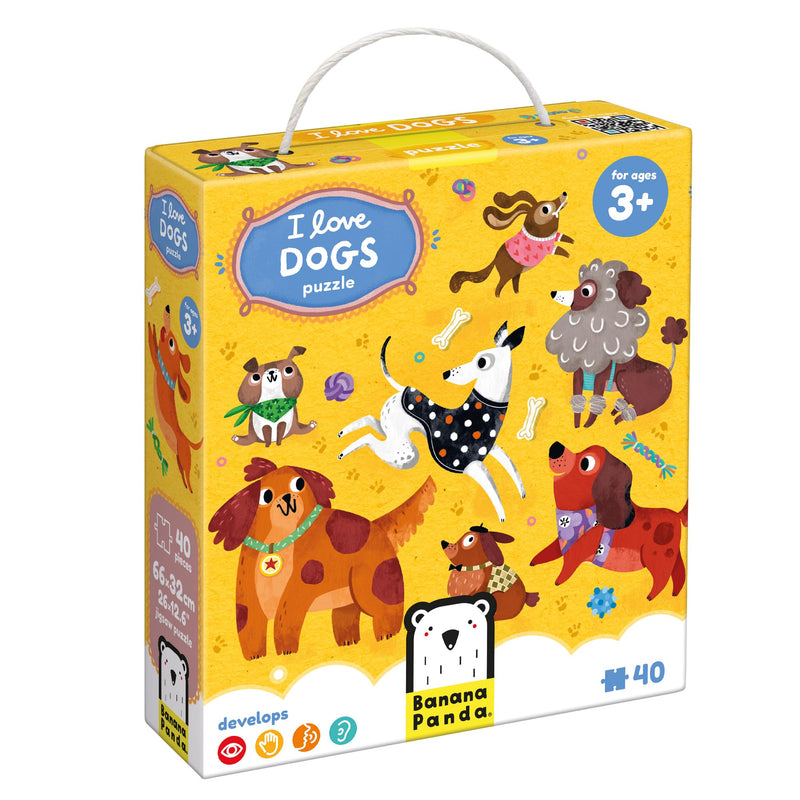 Banana Panda 49287 Bodenpuzzle, mehrfarbig, 26" x 12.6"