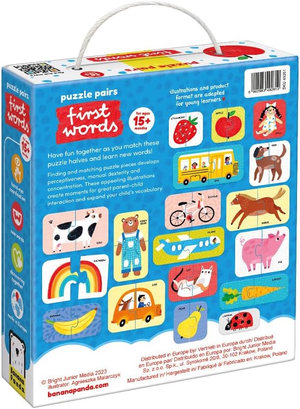 Banana Panda 49261 Puzzle-Paare, Mehrfarbig