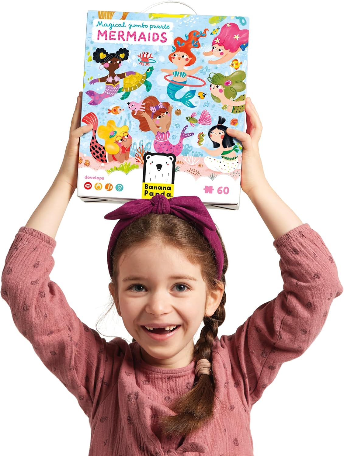 Magical Jumbo Puzzle Mermaids 4+ Floor Puzzle