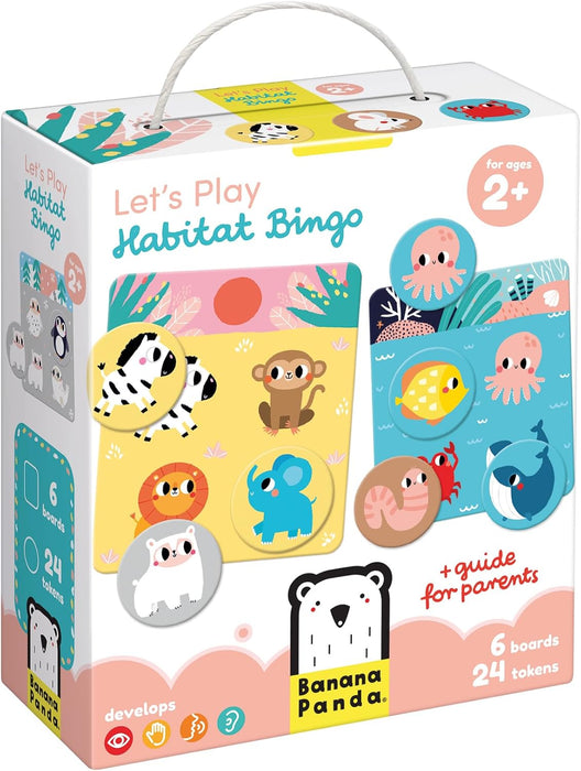 Banana Panda- Panda Puzzles, Color mar, Habitat Bingo 2+ (49164