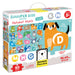 Banana Panda Suuuper Size Alphabet Match Puzzle - Large 50-Piece Floor Puzzle Includes Round Matching Elements for Learning ABCs and Animals, for Kids Ages 3-5 Years