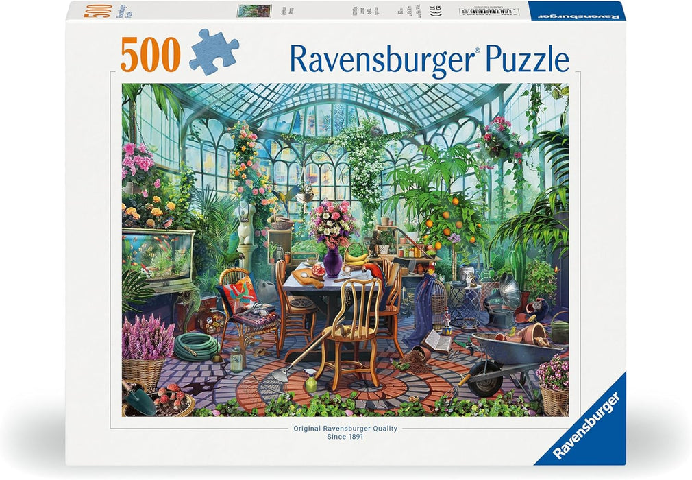 Ravensburger Greenhouse Mornings 500 Teile Puzzle für Erwachsene - 12000207 - Handwerkliches Werkzeug, Made in Germany, jedes Teil passt perfekt zusammen