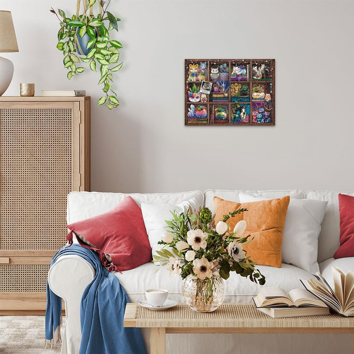 Ravensburger Cats and Succulents 500 Piece Jigsaw Puzzle for Adults - 12000874 - Handcrafted Tooling, Made in Germany, Every Piece Fits Together Perfectly