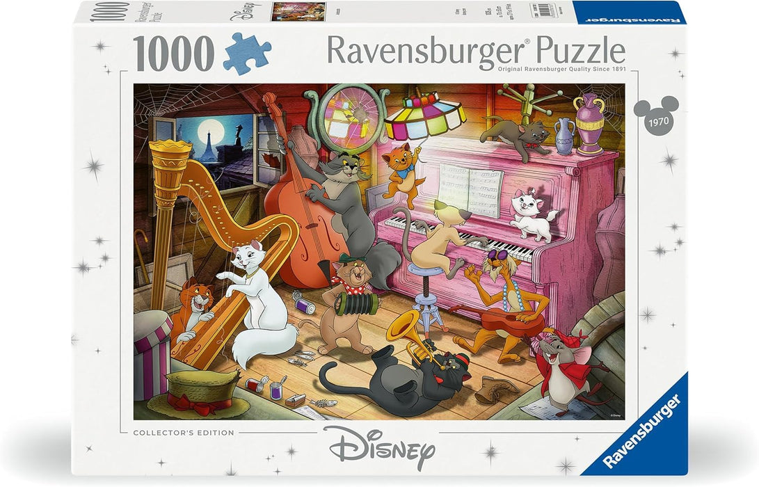 Ravensburger - Jigsaw rompecabezas Disney Aristocats, 1000 piezas. 120007537