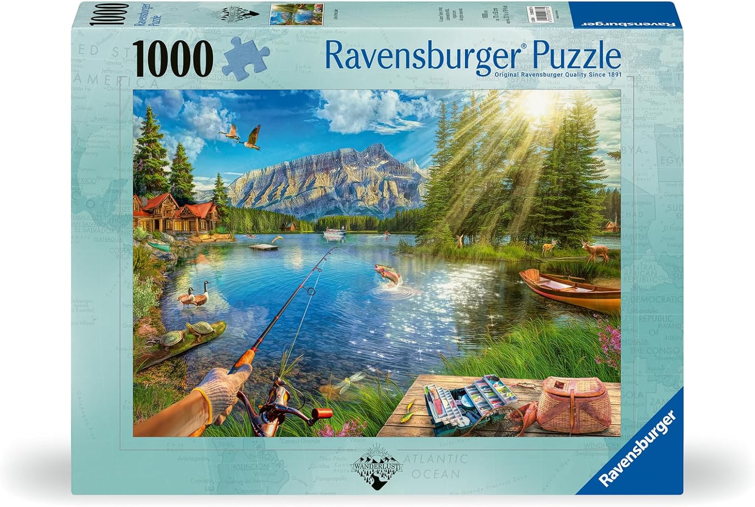 Ravensburger Life at The Lake 1000 Piece Jigsaw Puzzle for Adults - 12000877 - Handcrafted Tooling, Made in Germany, Every Piece Fits Together Perfectly