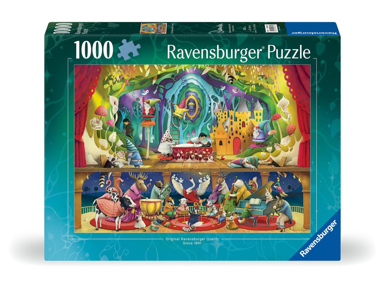 Ravensburger- Blanche-Neige et 7 nains 1000p Puzzle, Multicolor (12000827