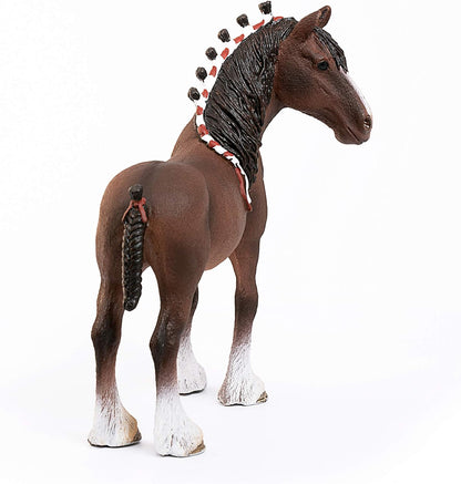 SCHLEICH 13808 Clydesdale gelding Farm World Toy Figurine for children aged 3-8 Years