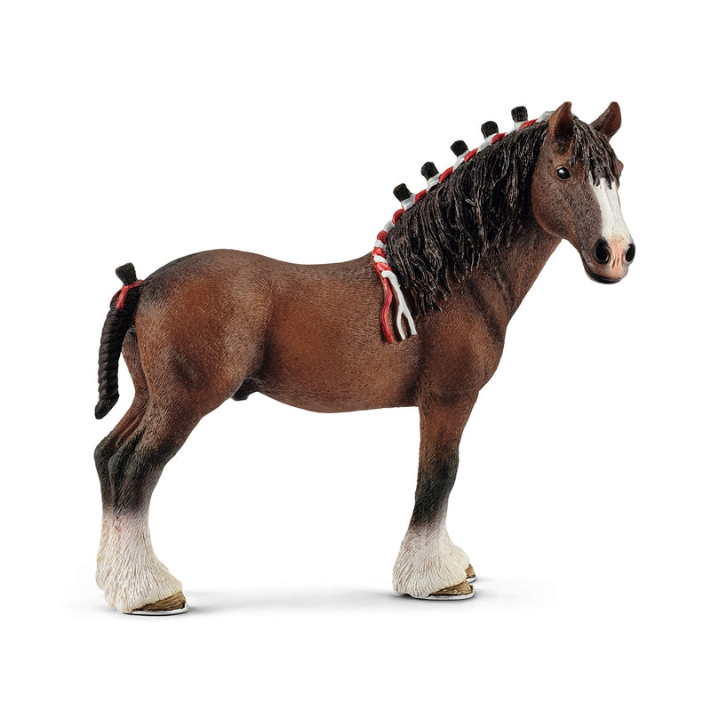 SCHLEICH 13808 Clydesdale gelding Farm World Toy Figurine for children aged 3-8 Years