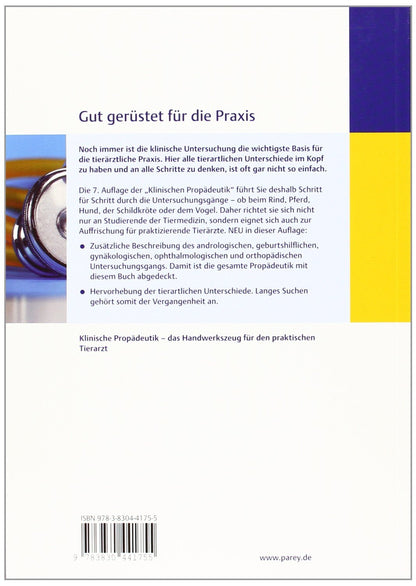 Klinische Propädeutik der Haus- und Heimtiere