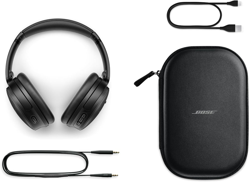 Bose QuietComfort Wireless Noise Cancelling Headphones, Bluetooth Over Ear Headphones with Up To 24 Hours of Battery Life