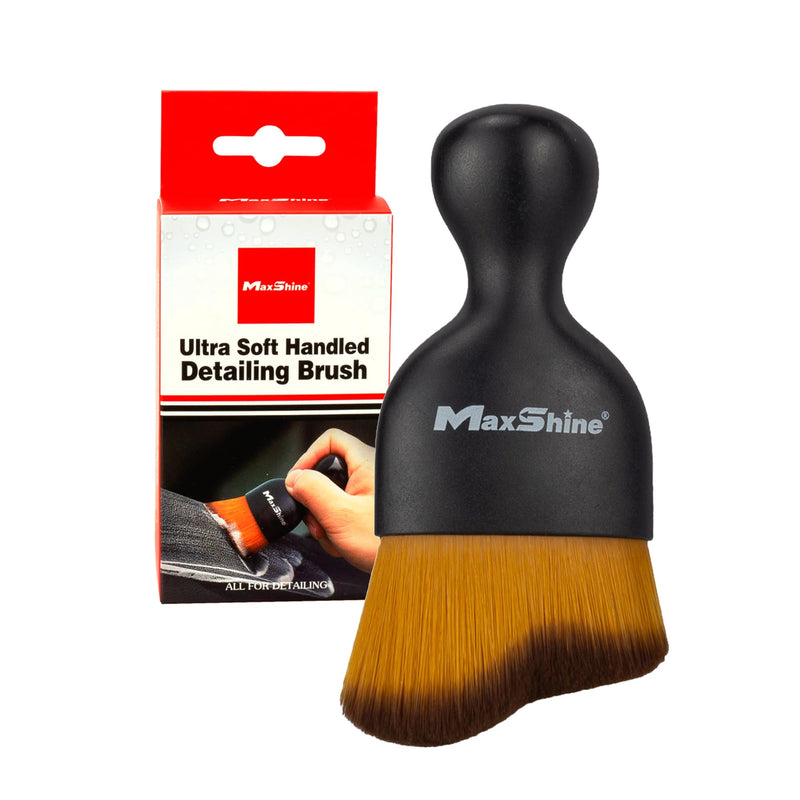 Maxshine Ultrazachte borstel (klein) superzachte borstelborstel - Professionele detailborstels voor interieur, buitenkant, lederen stoelen, motorruimte, wiel - detailborstels voor premium
