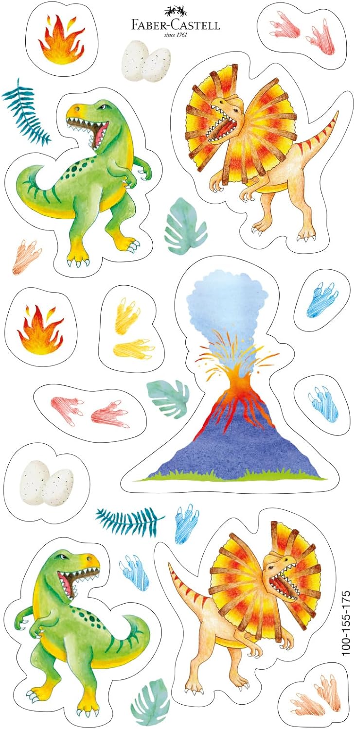 Faber-Castell Colour Pencil Colour Grip dinosaurus 10+3