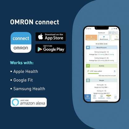 `Omron - Evolv All-In-One, Wireless, Upper Arm Blood Pressure Monitor - Black`