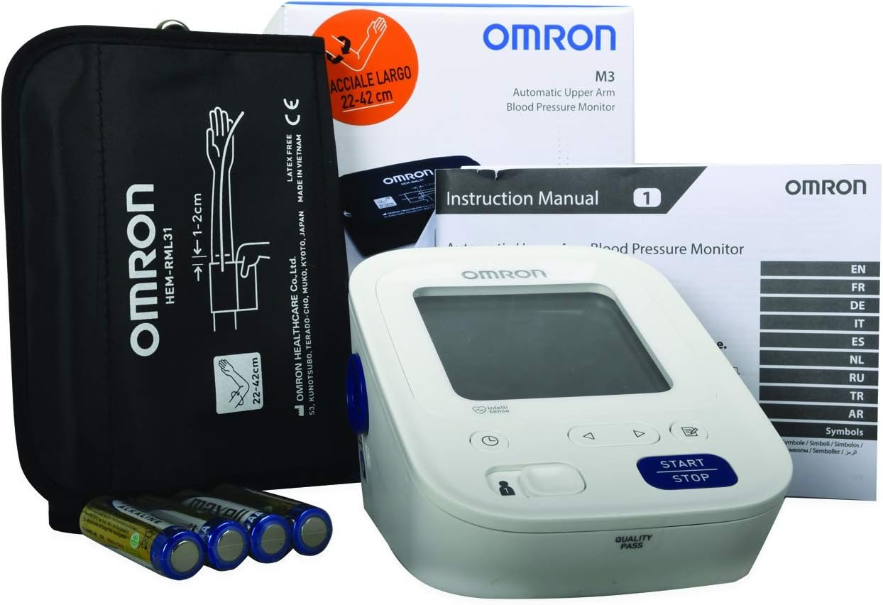 Omron - M3 Blood Pressure Monitor - 5 Years Warranty