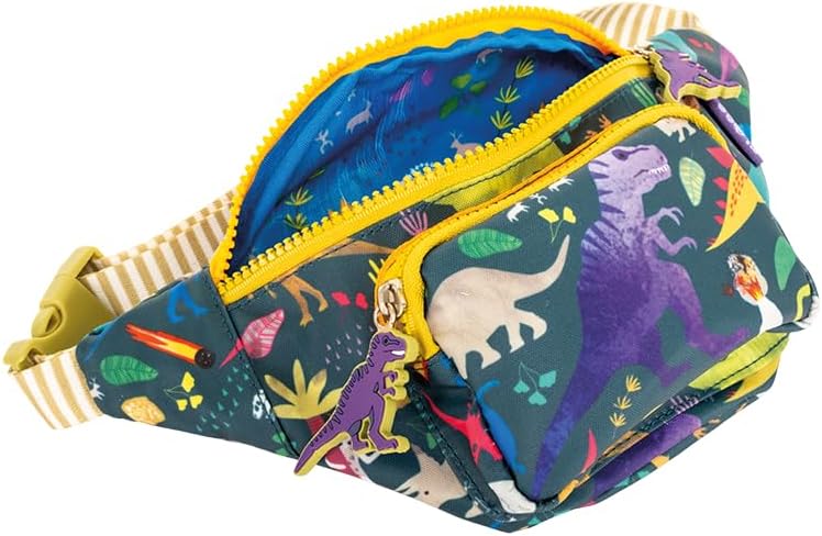 Floss and Rock Belt Bag, Dinosaur, 11.4-inches Length, Kid's Bags and Accessories, Multicolor