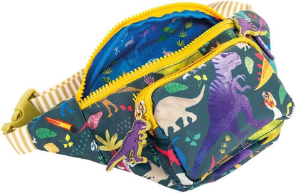 Floss and Rock Belt Bag, Dinosaur, 11.4-inches Length, Kid's Bags and Accessories, Multicolor