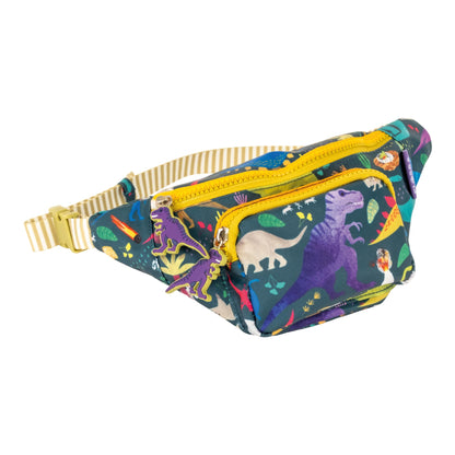 Floss and Rock Belt Bag, Dinosaur, 11.4-inches Length, Kid's Bags and Accessories, Multicolor
