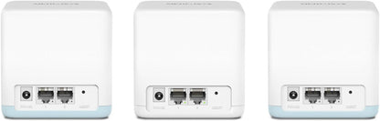 Mercusys AC1200 Whole Home Mesh Wi-Fi System | WiFi Mesh Coverage up to 3,500 ft² | Connect over 100 Devices | Dual Band Wi-Fi | Easy App Control | Halo H32G(3-pack)