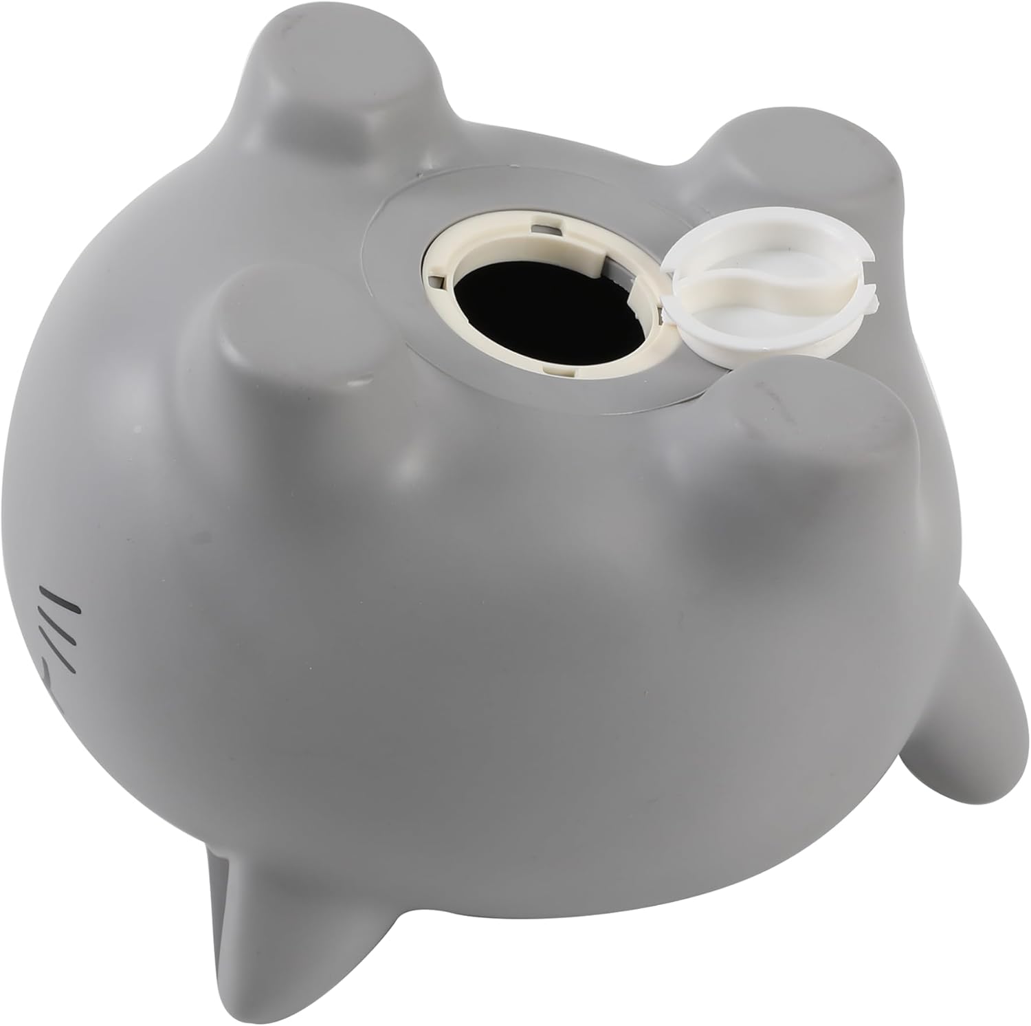 I-TOTAL® Funny Decorative Money Box/Coin Purse Made of Durable Plastic (GREY CAT)