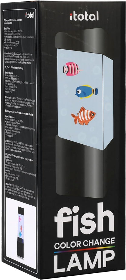 Itotal - Fish Lamp Square 23 Cm (Xl2496C)