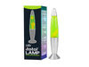 Itotal - Led Lava Lamp W/Green Light - Silver Base And White Wax (Xl2676)