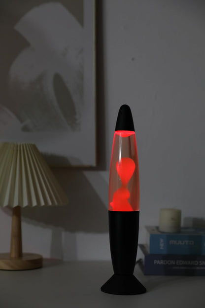 Itotal - Color-Changing Led Lava Lamp - Black Base And White Wax (Xl2678)