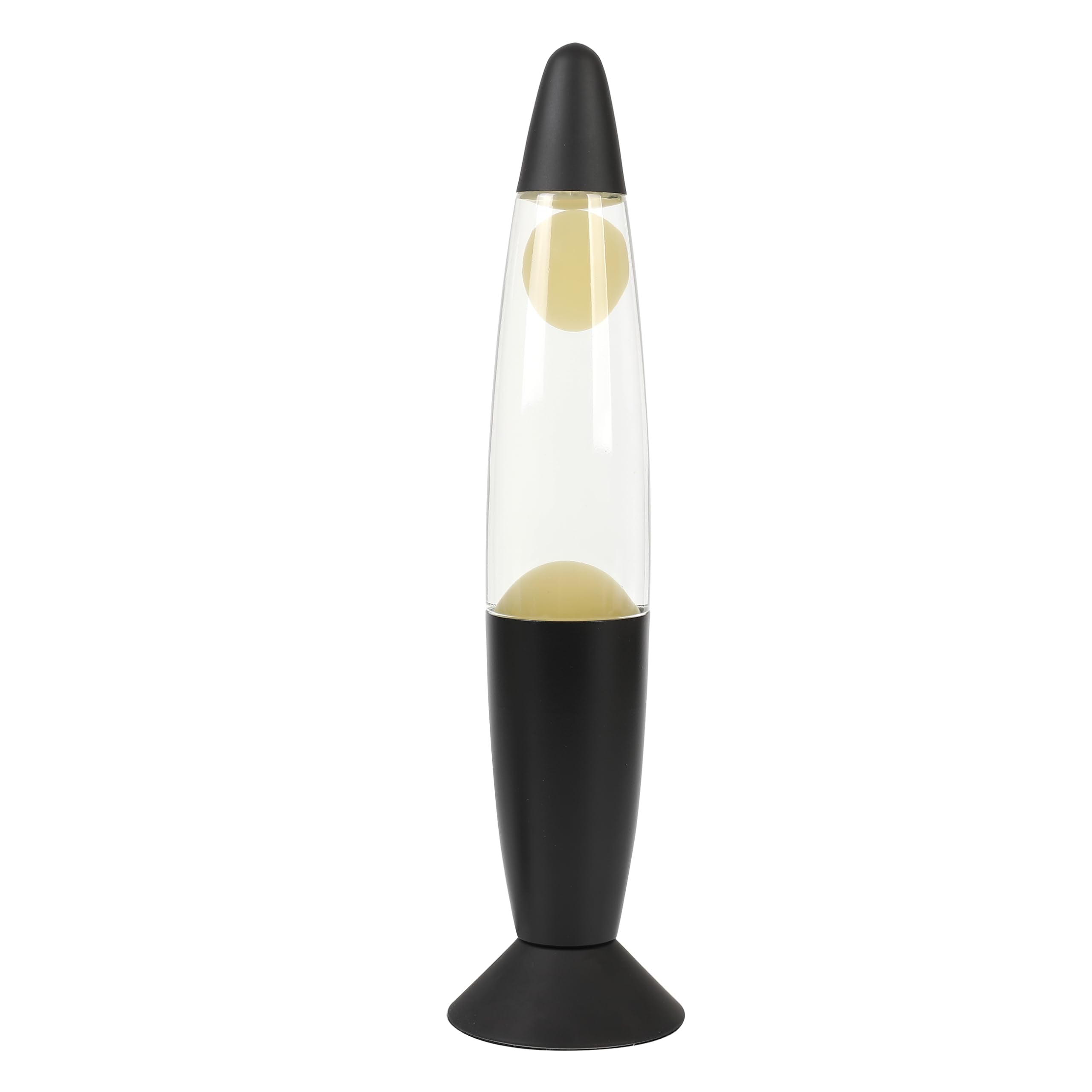 Itotal - Color-Changing Led Lava Lamp - Black Base And White Wax (Xl2678)