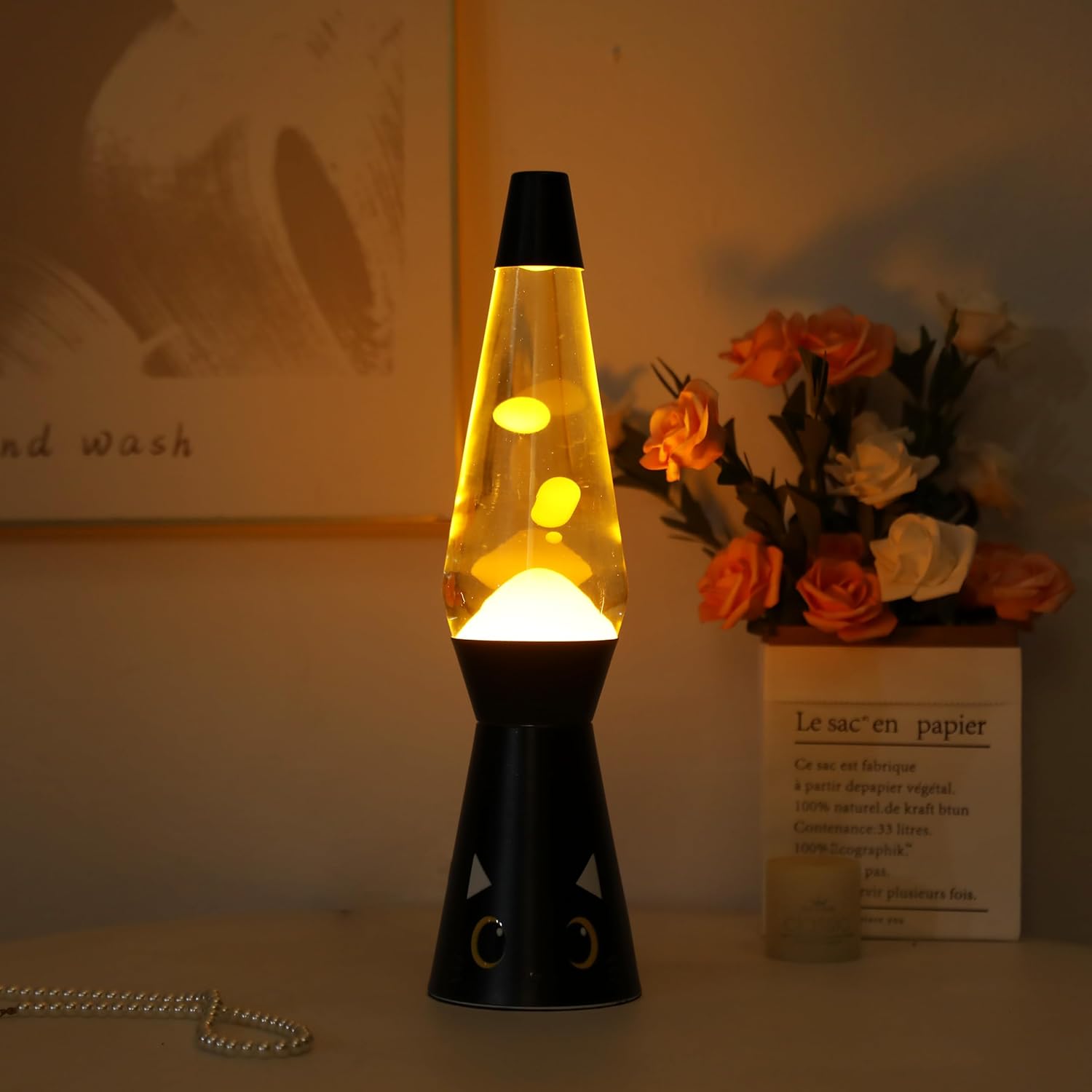 I-TOTAL - Lava Lamp Magma/Lava Lamp Black Cat