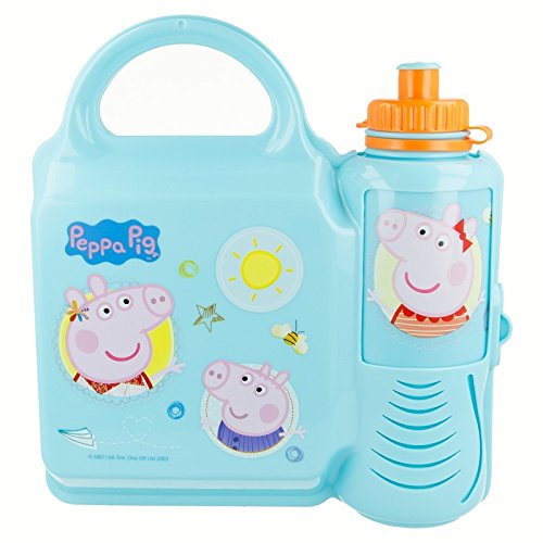 Stor - Lunchbox & Water Bottle - Peppa Pig (13972)