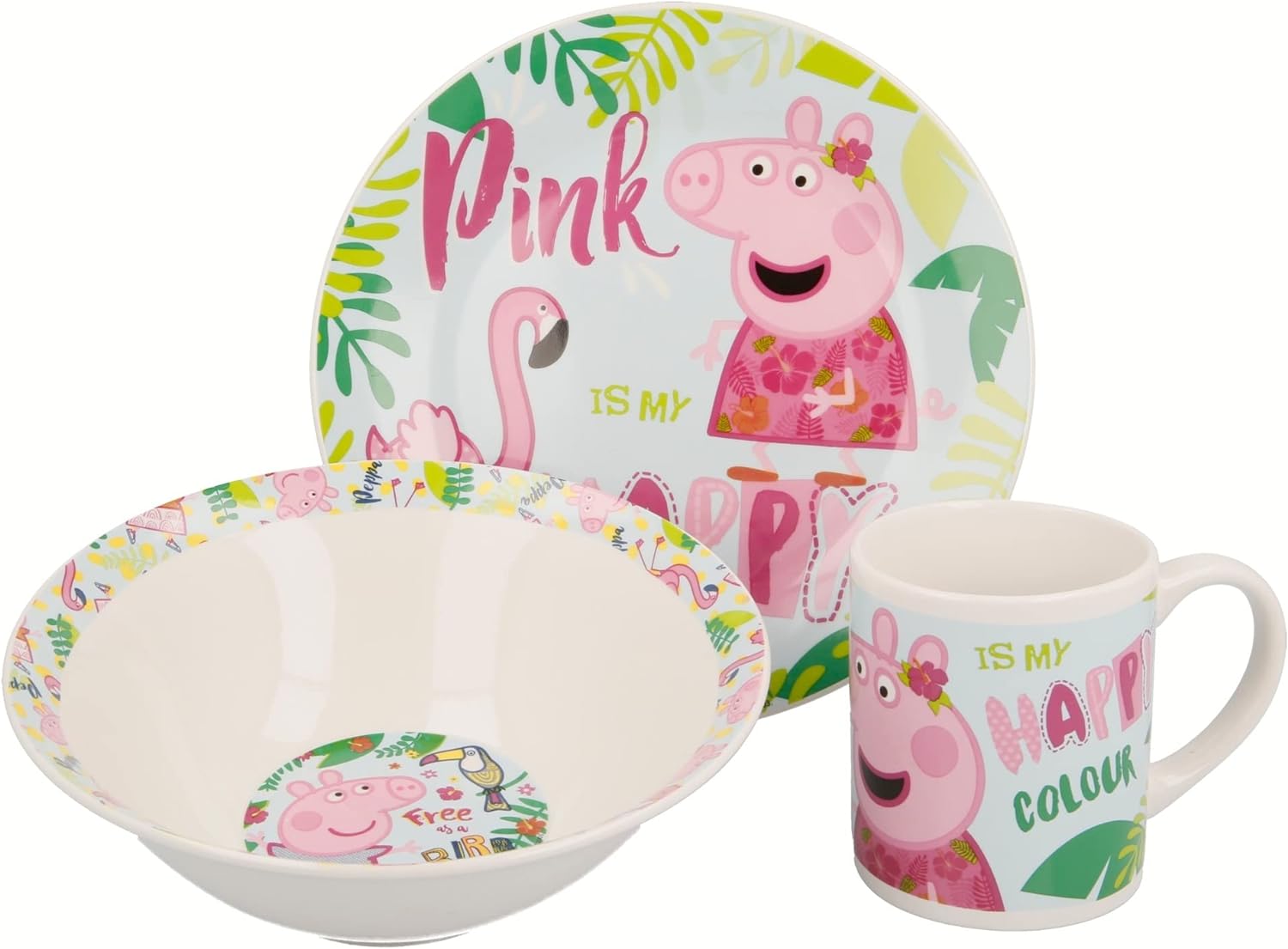 Stor - 3 Pcs. Gift Set - Peppa Pig (20165)
