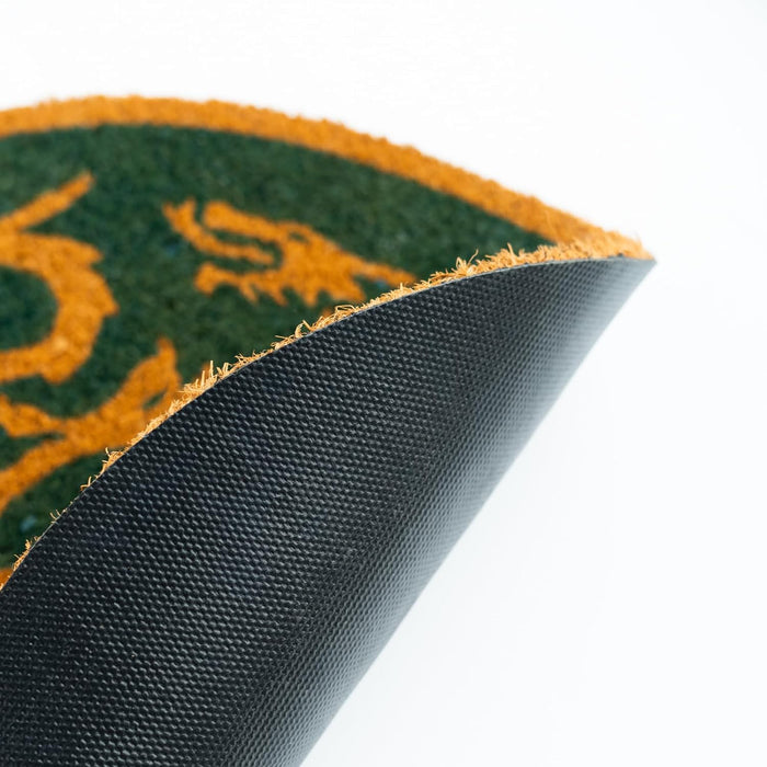 Grupo Erik Kokosmatte Fußmatte Game of Thrones House of The Dragon - Schmutzfangmatte 50x50 cm - Runde Fussmatte Lustig - Türmatte Innen Game of Thrones Merch 50x50 cm Grün