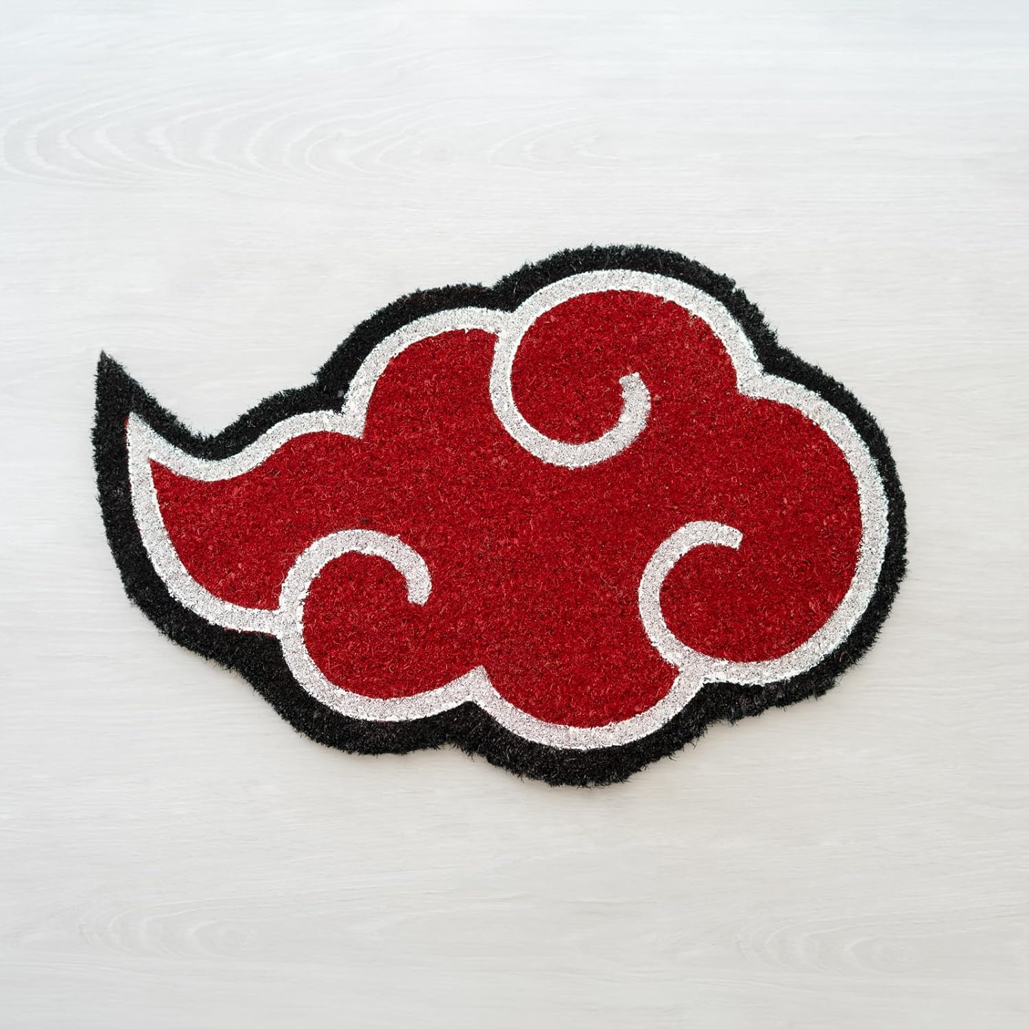 Grupo Erik Naruto Shippuden Akatsuki Door Mat | 15.7 x 23.6 inches - 40 x 60 cm | Coconut Coir | Eco Friendly 100% | Indoor Door Mat & Outdoor Door Mat | Naruto Manga Naruto Akatsuki