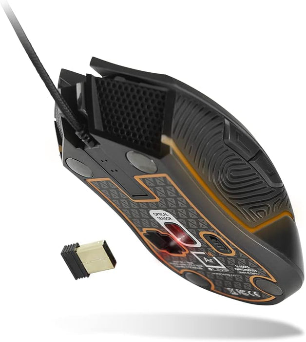 Lexip AR18 Aero Speed Gaming Muis, Zwart, JVAPCM00538