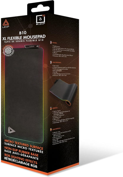 LEXIP B10 XL Flexible Mouse Mat RGB