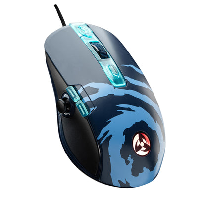Lexip x Tsume - Naruto Shippuden muis - analoge duimjoystick - 12 programmeerbare toetsen en acties - verstelbaar gewicht - PAW3327 optische sensor van 100 tot 12.000 DPI (Kakashi