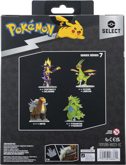 Pokémon Select Entei - 6-Inch Super-Articulated Figure with Over 15 Points of Articulation