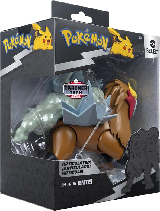 Pokémon Select Entei - 6-Inch Super-Articulated Figure with Over 15 Points of Articulation