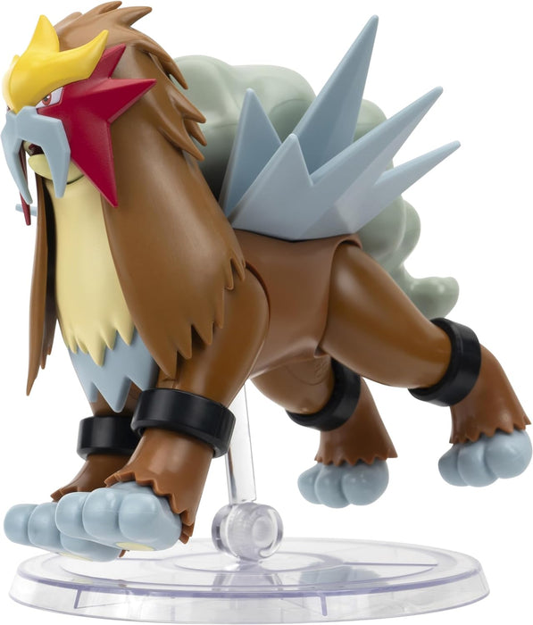 Pokémon Select Entei - 6-Inch Super-Articulated Figure with Over 15 Points of Articulation