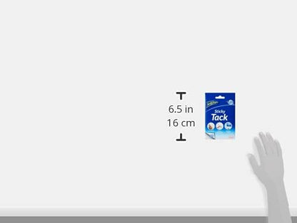 Sellotape 1792402 Sticky Tack for Home & Office, Reusable Adhesive, Stationery,Craft & Office Supplies,Poster Putty to hang Photos, Cards & More,1 x 45g,blue (Pack of 2