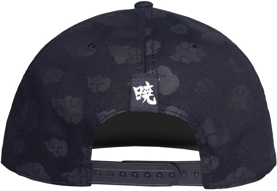 Difuzed Naruto Tonal Akatsuki Cloud Baseball Cap Size One Size Black, Black, One size