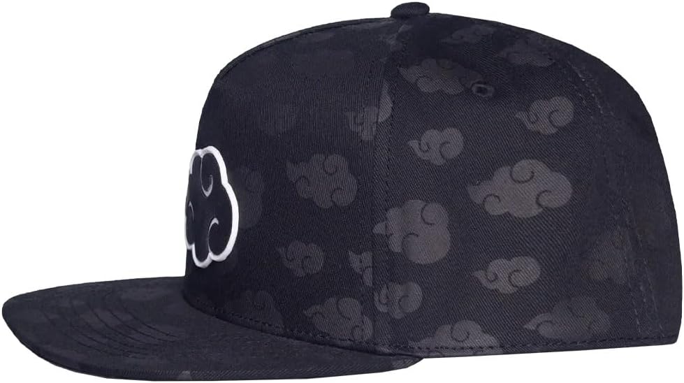 Difuzed Naruto Tonal Akatsuki Cloud Baseball Cap Size One Size Black, Black, One size