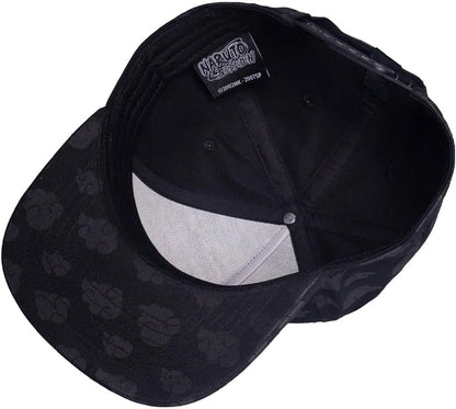 Difuzed Naruto Tonal Akatsuki Cloud Baseball Cap Size One Size Black, Black, One size