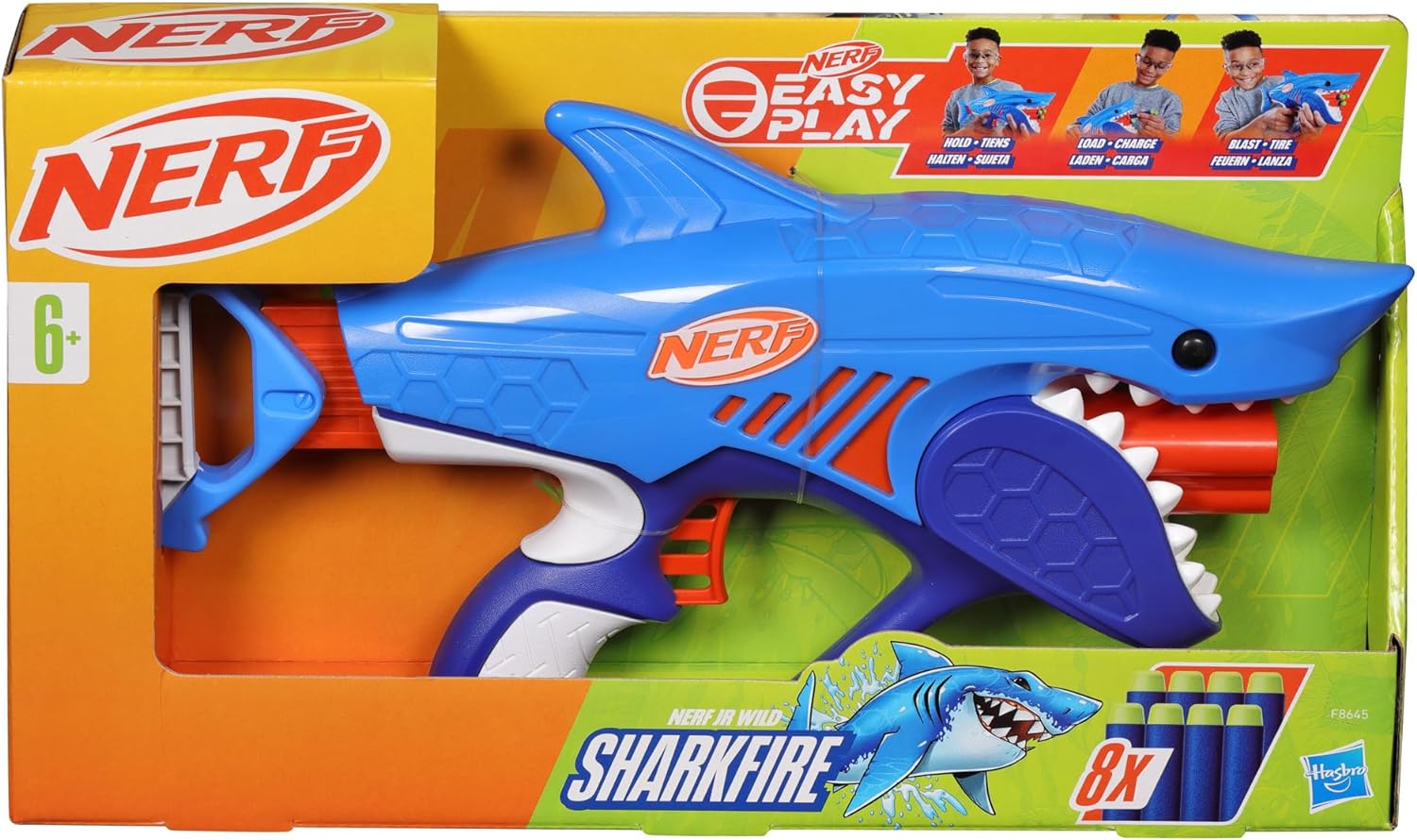 Nerf Junior Wild Sharkfire Easy Play Dart Blaster