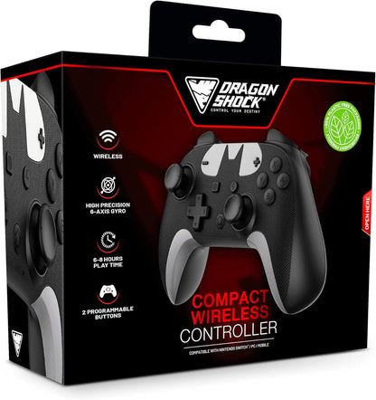 DragonShock - POPTOP COMPACT BT - The Signal Compact Wireless Bluetooth Controller compatible Nintendo Switch - Switch Lite - Switch OLED