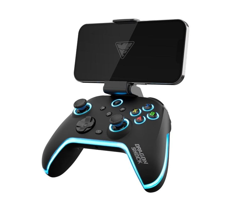DragonShock - AURORA PLUS - Wireless Controller Black with Mobile Adapter for PS3, PC, Android and IOS