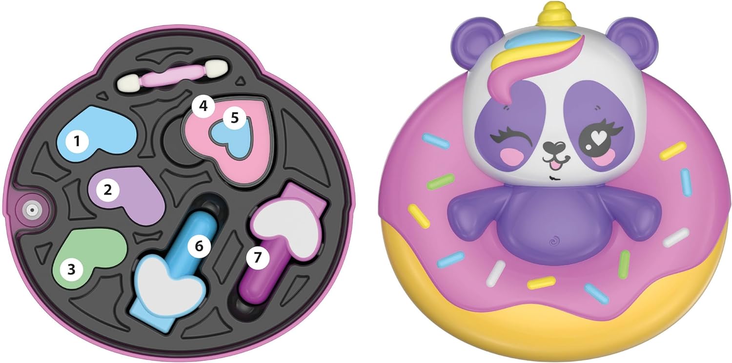 Clementoni Crazy Chic-Lovely Makeup Panda-Children Sets, Cosmetics for Teenager, Make Age 6, Creative Gift for Girls, Washable, 18821, Multicoloured