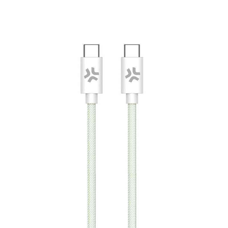 Celly USBCUSBCCOTTGN USB-C Cable Green 1.5 m