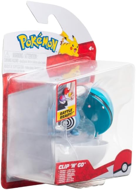 POKEMON PKW3626 Clip 'N' Go Poliwag met Lure Ball