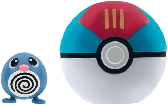 POKEMON PKW3626 Clip 'N' Go Poliwag met Lure Ball